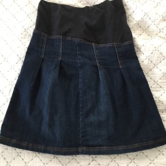 JOJO MAMAN BEBE Maternity Denim Skirt Size 6 - Picture 3 of 5